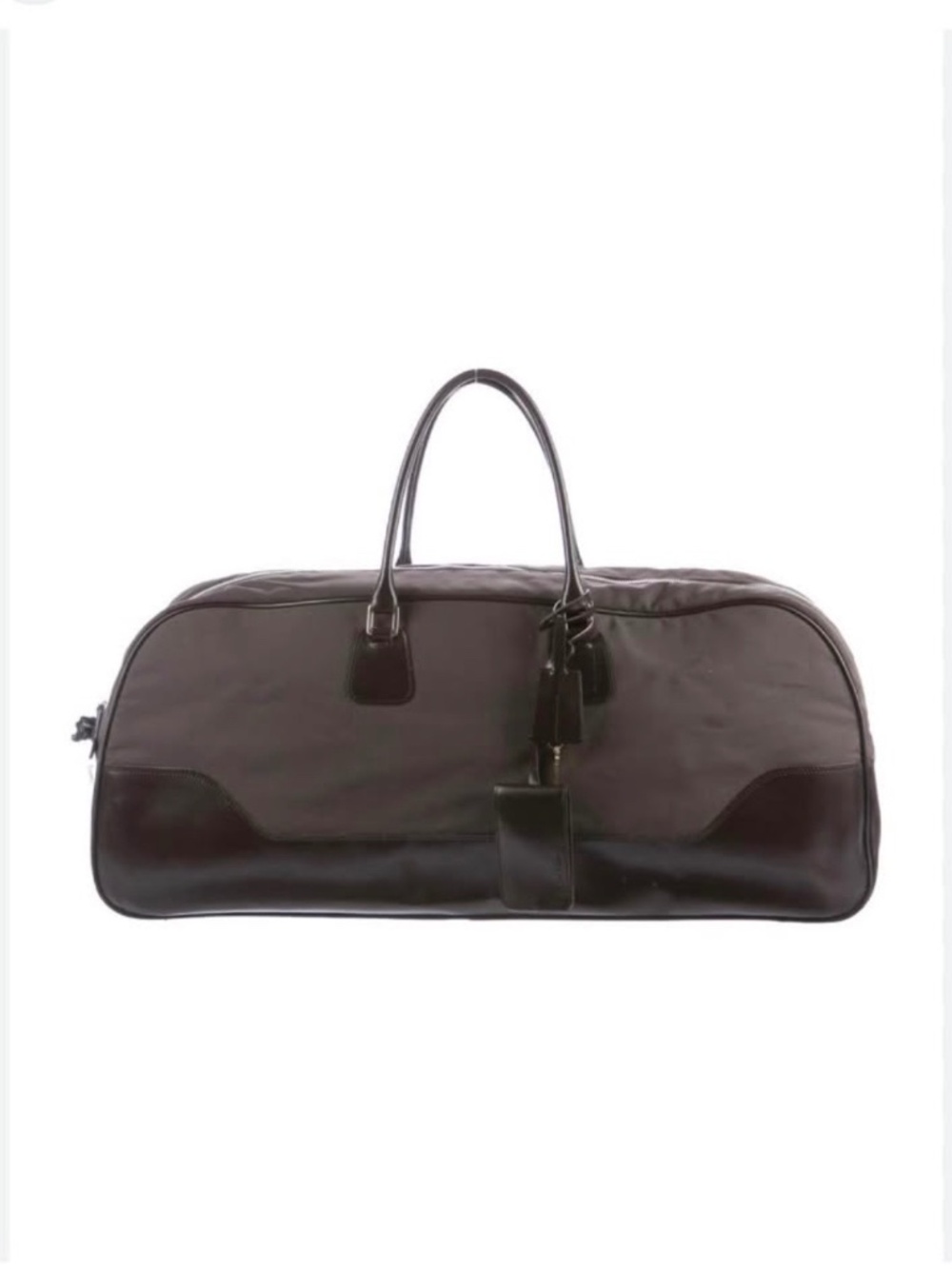 Leather-Trimmed Nylon Weekender Jil Sander Bag